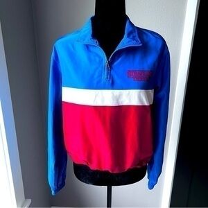 Netflix Stranger Things 1/4 zip lightweight windbreaker top size small